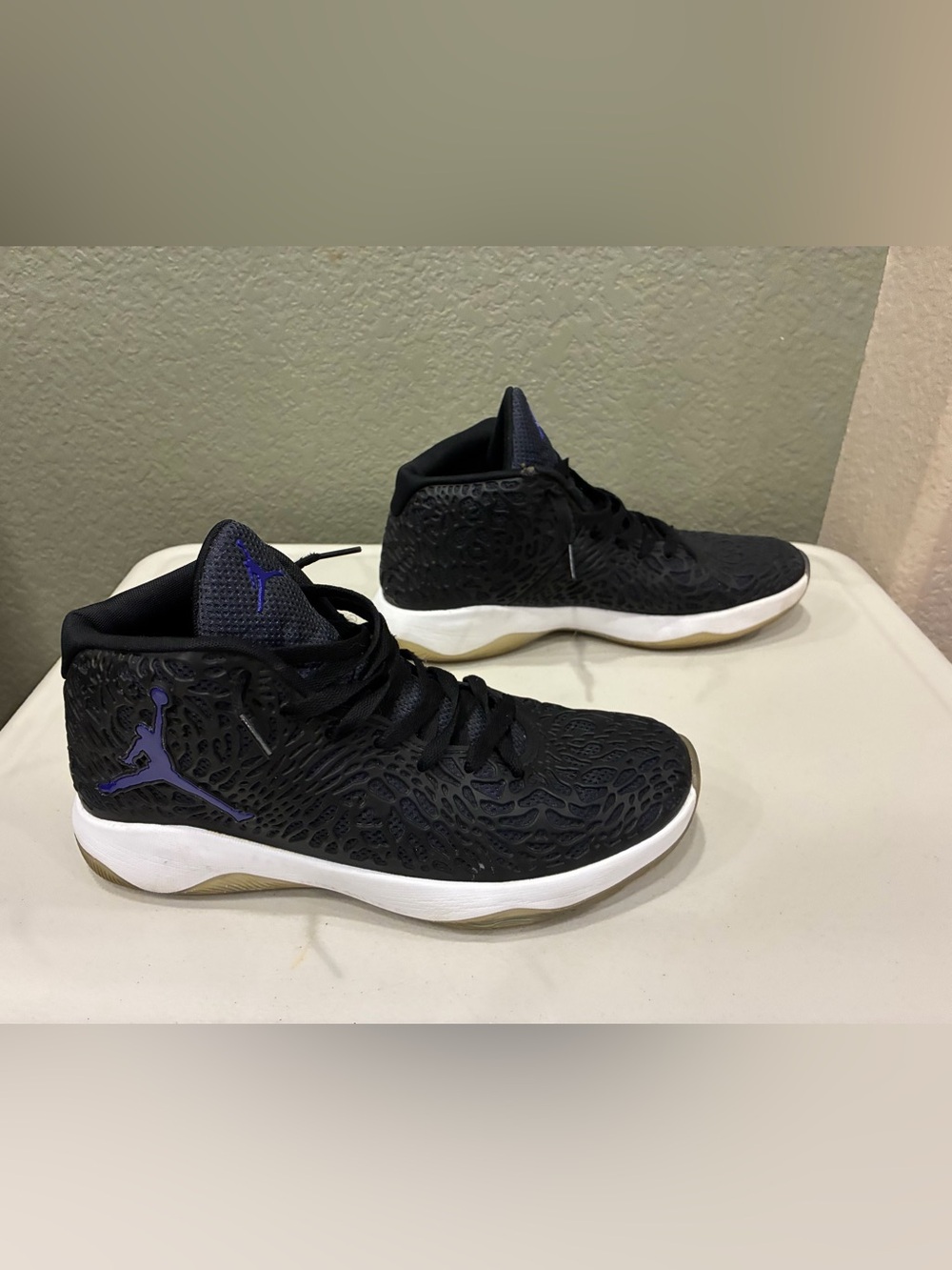 MENS NIKE JORDAN ULTRA FLY BLACK CONCORD ANTHRACITE WHITE 834268-001 Sz 10
